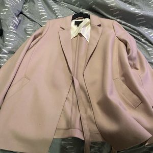 Light pink banana republic coat